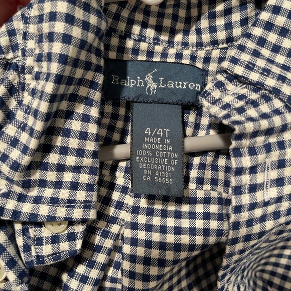 Polo Ralph Lauren button down size 4 - Picture 3 of 4
